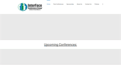 Desktop Screenshot of interfaceconferencegroup.com
